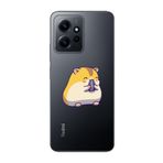 CONSTRAIN (1697) Şeffaf 4g Sevimli Hamster Şeffaf Telefon Kılıfı Redmi Note 12 ile uyumlu
