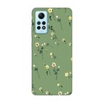CONSTRAIN (1937) Yeşil Çiçekli Yeşil Telefon Kılıfı Redmi Note 12 Pro ile uyumlu