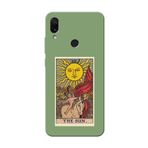 CONSTRAIN (2202) Yeşil The Sun Tarot Yeşil Telefon Kılıfı Redmi Note 7 ile uyumlu