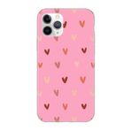 CONSTRAIN (252) Pembe Kalp Desen Pembe Telefon Kılıfı iPhone 11 Pro Max ile uyumlu