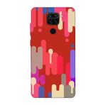 CONSTRAIN (2778) Kırmızı Pop Art Kırmızı Telefon Kılıfı Redmi Note 9 ile uyumlu