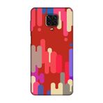 CONSTRAIN (3153) Kırmızı Pop Art Kırmızı Telefon Kılıfı Redmi Note 9S ile uyumlu