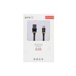 CONSTRAIN (3289) Siyah Siyah Poro Lightning Usb Kablo 1M-Zore ile uyumlu