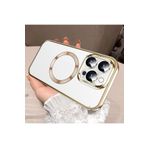 CONSTRAIN (3610) Derin Mor Logo Gösteren Arkası Şeffaf Kenarları Renkli Titanium Telefon Kılıfı iPhone 15 Pro ile uyumlu