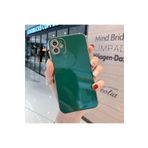 CONSTRAIN (3856) Yeşil Kamera Korumalı Electro Lüx Telefon Kılıfı Iphone 12 Pro Max ile uyumlu