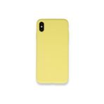 CONSTRAIN (4064) Mat Sarı Nano Içi Kadife Silikon Lansman Telefon Kılıfı Iphone Xs Max ile uyumlu