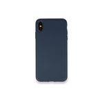CONSTRAIN (4072) Lacivert Nano Içi Kadife Silikon Lansman Telefon Kılıfı Iphone Xs Max ile uyumlu