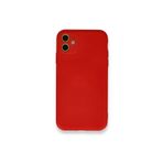 CONSTRAIN (4084) Kırmızı Kamera Korumalı Nano Içi Kadife Silikon Lansman Telefon Kılıfı Iphone 11 ile uyumlu