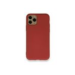 CONSTRAIN (4091) Koyu Kırmızı Nano Içi Kadife Silikon Lansman Telefon Kılıfı Iphone 11 Pro ile uyumlu