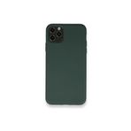 CONSTRAIN (4101) Koyu Yeşil Nano Içi Kadife Silikon Lansman Telefon Kılıfı Iphone 11 Pro Max ile uyumlu