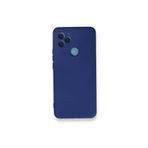 CONSTRAIN (4203) Lacivert Nano Içi Kadife Silikon Lansman Telefon Kılıfı General Mobile Gm 21 ile uyumlu