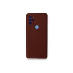 CONSTRAIN (4217) Kahverengi Nano Içi Kadife Silikon Lansman Telefon Kılıfı General Mobile Gm 21 Pro ile uyumlu