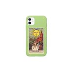 CONSTRAIN (4226) Yeşil The Sun Premium Siyah Telefon Kılıfı Iphone 11 ile uyumlu