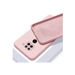 CONSTRAIN (4245) Pembe Xiaomi Içi Kadife Lansman Silikon Telefon Kılıfı Xiaomi Redmi Note 9 ile uyumlu