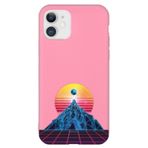 CONSTRAIN (5179) pembe Kılıf Eski Tarz Grit Pembe Renkli Silikon Telefon Kılıfı Re6 Iphone 11 ile uyumlu