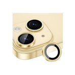 CONSTRAIN (5825) Gold 9H Temperli Cam Halka Kamera Lens Koruyucu iPhone 15 ile uyumlu
