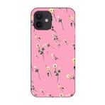 CONSTRAIN (593) Pembe Çiçekli Pembe Telefon Kılıfı iPhone 12 Mini ile uyumlu