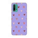 CONSTRAIN (6363) Lila Kalp Desen Lila Telefon Kılıfı Redmi 9T ile uyumlu