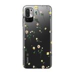 CONSTRAIN (6550) Şeffaf 5g Çiçekli Şeffaf Telefon Kılıfı Redmi Note 10 ile uyumlu