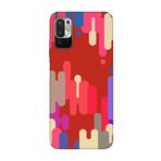 CONSTRAIN (6657) Kırmızı 5G Pop Art Kırmızı Telefon Kılıfı Redmi Note 10 ile uyumlu