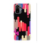 CONSTRAIN (7106) Siyah Pop Art Siyah Telefon Kılıfı Redmi Note 10S ile uyumlu