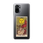 CONSTRAIN (7134) Şeffaf The Sun Tarot Şeffaf Telefon Kılıfı Redmi Note 10S ile uyumlu