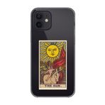CONSTRAIN (720) Şeffaf The Sun Tarot Şeffaf Telefon Kılıfı iPhone 12 Mini ile uyumlu