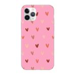 CONSTRAIN (83) Pembe Kalp Desen Pembe Telefon Kılıfı iPhone 11 Pro ile uyumlu