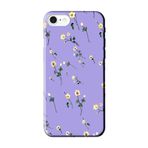 CONSTRAIN (8594) Lila Çiçekli Lila Telefon Kılıfı Iphone 7 ile uyumlu