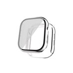 CONSTRAIN - Apple ile uyumlu Watch 10 42mm Electroplatink Çerçeveli Parlak Kenarlı Ekran Koruyuculu Sert Kasa Koruyucu 36 - Gümüş