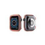 CONSTRAIN - Apple ile uyumlu Watch 44mm Silikon Renkli Kasa Koruyucu 03 - Turuncu
