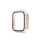 CONSTRAIN - Apple ile uyumlu Watch 7/8/9 41mm Watch Ultra Görünümlü Kasa Dönüştürücü Ekran Koruyucu 25 - Sarı