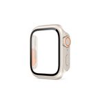 CONSTRAIN - Apple ile uyumlu Watch 7/8/9 41mm Watch Ultra Görünümlü Kasa Dönüştürücü Ekran Koruyucu 25 - Turuncu