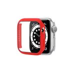 CONSTRAIN - Apple ile uyumlu Watch 7/8/9 45mm Full Kasa Korumalı Ekran Koruyucu - Kırmızı