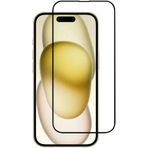 CONSTRAIN - Apple iPhone 15 Plus ile uyumlu Kırılmaz Cam 5d Tam Kaplayan 9h Temperli Ekran Koruyucu