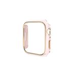 CONSTRAIN - Apple Watch 7/8/9 45mm ile Uyumlu Gold Çizgili Kasa Koruyucu - Pembe