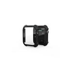 CONSTRAIN - Apple Watch 7/8/9 45mm ile Uyumlu Tank Zırh Kasa ve Mat Ekran Koruyucu 11 - Siyah