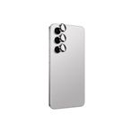 CONSTRAIN Galaxy S24 İle Uyumlu Titanium Temperli Kamera Lens Koruyucu, Gri