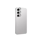 CONSTRAIN Galaxy S24 Plus İle Uyumlu Titanium Premium Temperli Kamera Lens Koruyucu, Gri