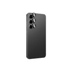 CONSTRAIN Galaxy S24 Plus İle Uyumlu Zore Titanium Premium Temperli Kamera Lens Koruyucu, Siyah