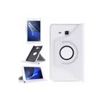 CONSTRAIN - Galaxy Tab 4 T280 ile Uyumlu Standlı Kapaklı Dönebilen Tablet Kılıfı Beyaz