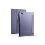 CONSTRAIN - Galaxy Tab A8 10.5" SM-X200 Tablet Kılıfı – Katlanabilir Standlı, Kalem Bölmeli, Darbe Emici Zore Tri Folding Kapak – Jean Mavi