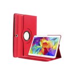 CONSTRAIN - Galaxy Tab ile Uyumlu S3 9.7 T820 Standlı Kapaklı Dönebilen Tablet Kılıfı Kırmızı