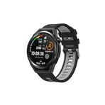 CONSTRAIN Galaxy Watch Active 2 44mm KRD, 55 İle Uyumlu Zore Kordon, Siyah, Gri