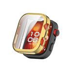 CONSTRAIN - Huawei Watch Fit 4 Pro Silikon Parlak Renkli Ekran Koruyuculu Kasa Koruyucu (Fit/Fit2/Fit3 ile Uyumlu De - Beyaz 4