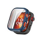 CONSTRAIN - Huawei Watch Fit 4 Silikon Parlak Renkli Ekran Koruyuculu Kasa Koruyucu (Fit/Fit2/Fit3 ile Uyumlu Değild - Beyaz 4