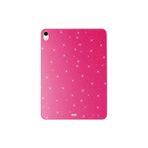 CONSTRAIN - iPad 10.9 2022 (10.Nesil) Simli Parlak Görünümlü ile Uyumlu JoieCreatif Tablet Koton Kılıf-Pembe Koyu 2