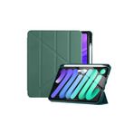 CONSTRAIN - İpad 7. 8. 9. ile UyumluNesil 10.2" Kılıf Katlanır Kalemlikli Standlı Uyku Modlu Akıllı Kapak Tablet Kılıfı - Haki