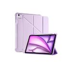 CONSTRAIN - İpad Air ile Uyumlu11 İnç M2 M3 Çip Air 4. /5. /6. Nesil Kılıf Katlanır Kalem Bölmeli Uyku Modlu Tablet Kılıfı - Mor