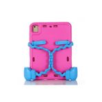 CONSTRAIN - iPad ile Uyumlu 5 Air Eva Boxer Tablet Silikon - Pembe Koyu - Beyaz 1